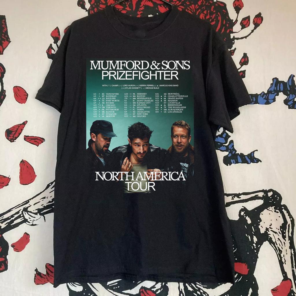 Mumford & Sons summer tour with Lord Huron T Shirt Full Size S-5XL
