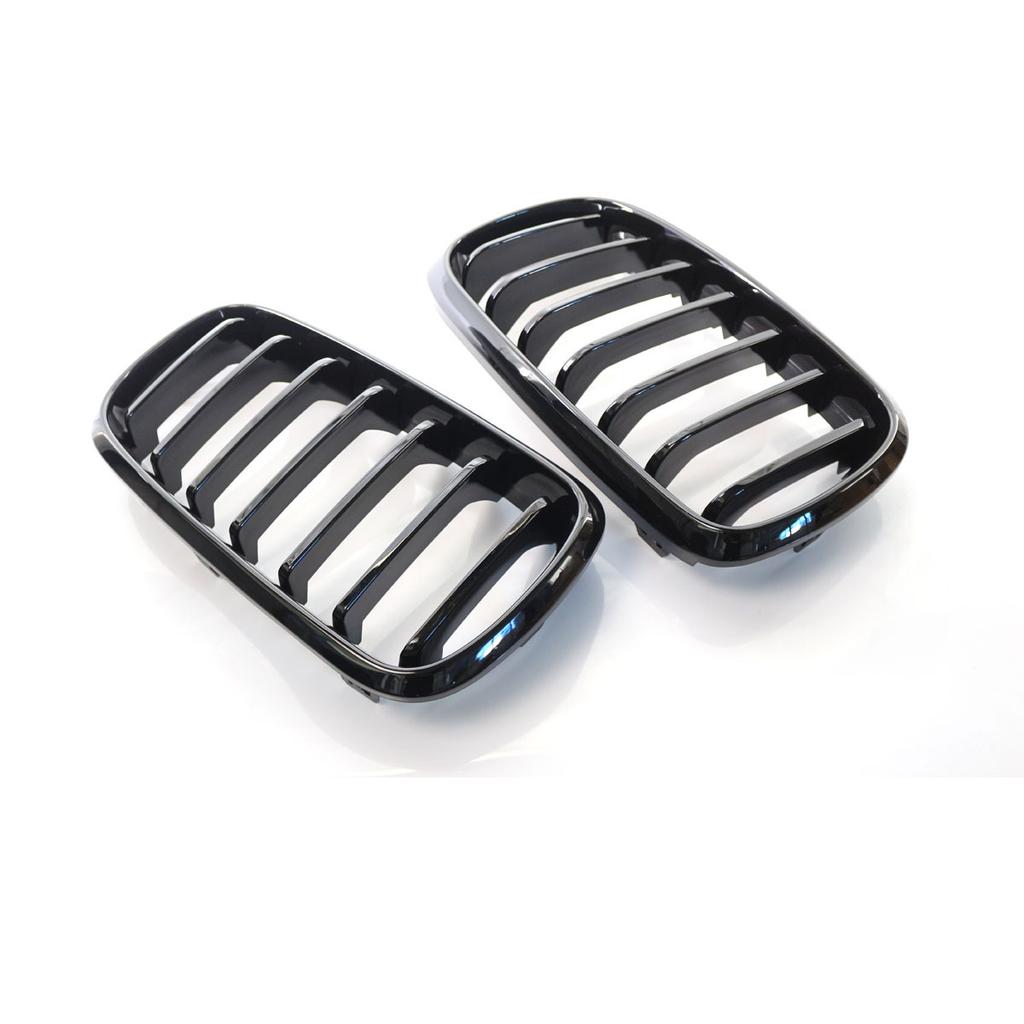Matte Black Car Front Bumper Kidney Grille Single Slat Grill For BMW X5 F15 2013-2017 For X6 F16 2014-2018