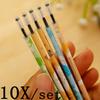 New 10pcs Fashion Black Ink Gel Pen Refills
