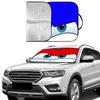 Anime L-lightning M-mcqueen Eyes Car SunShade Windscreen Front Window Visor 70x130cm Sun Visor Solar Protect Plaid Gift Novelty
