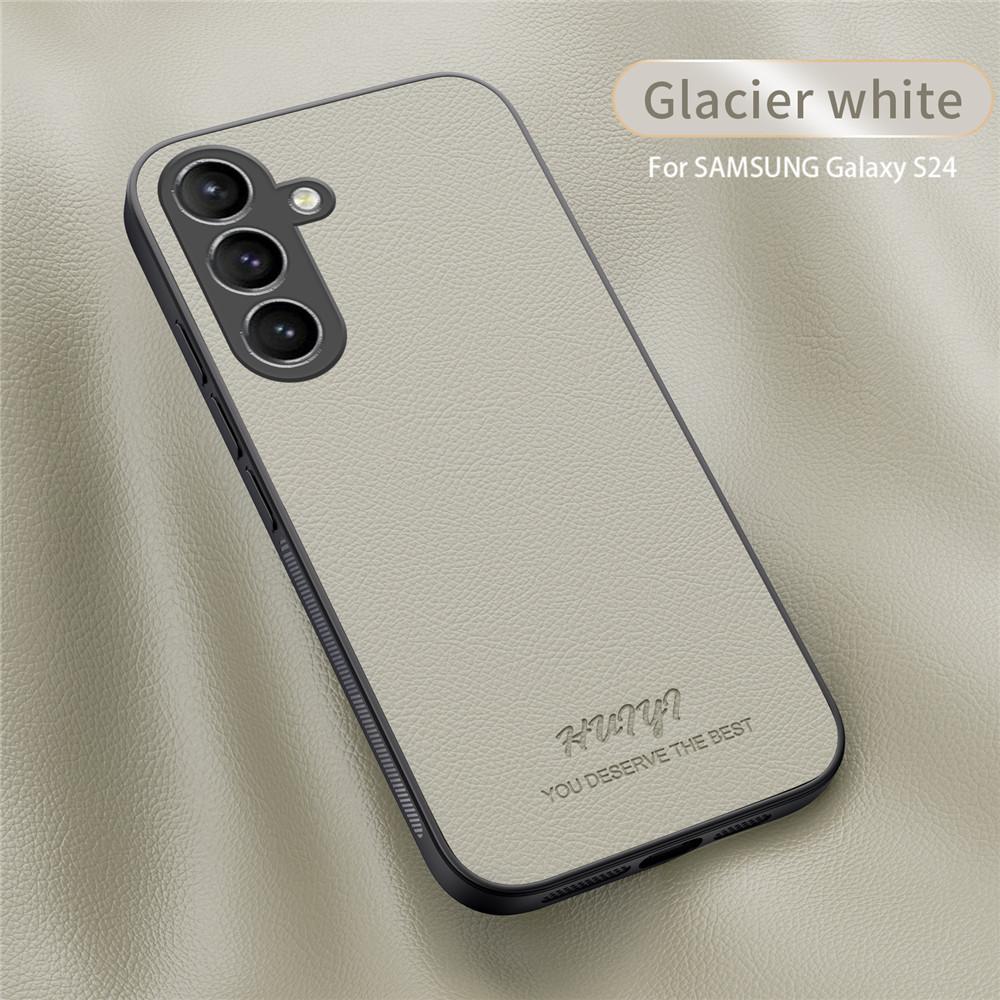 Роскошный деловой кожаный мягкий чехол с магнитной крышкой для Samsung Galaxy S24 Plus Ultra S23 FE S23FE S24Ultra чехлы для телефона Capa