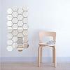 12Pcs 3D Mirror Hexagon Vinyl Removable Wall Sticker Decal Home Decor Art DIY