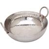 Sandwich Bottom Heavy Guage Stainless Steel Hammered Kadhai Cookware(1500 ML)