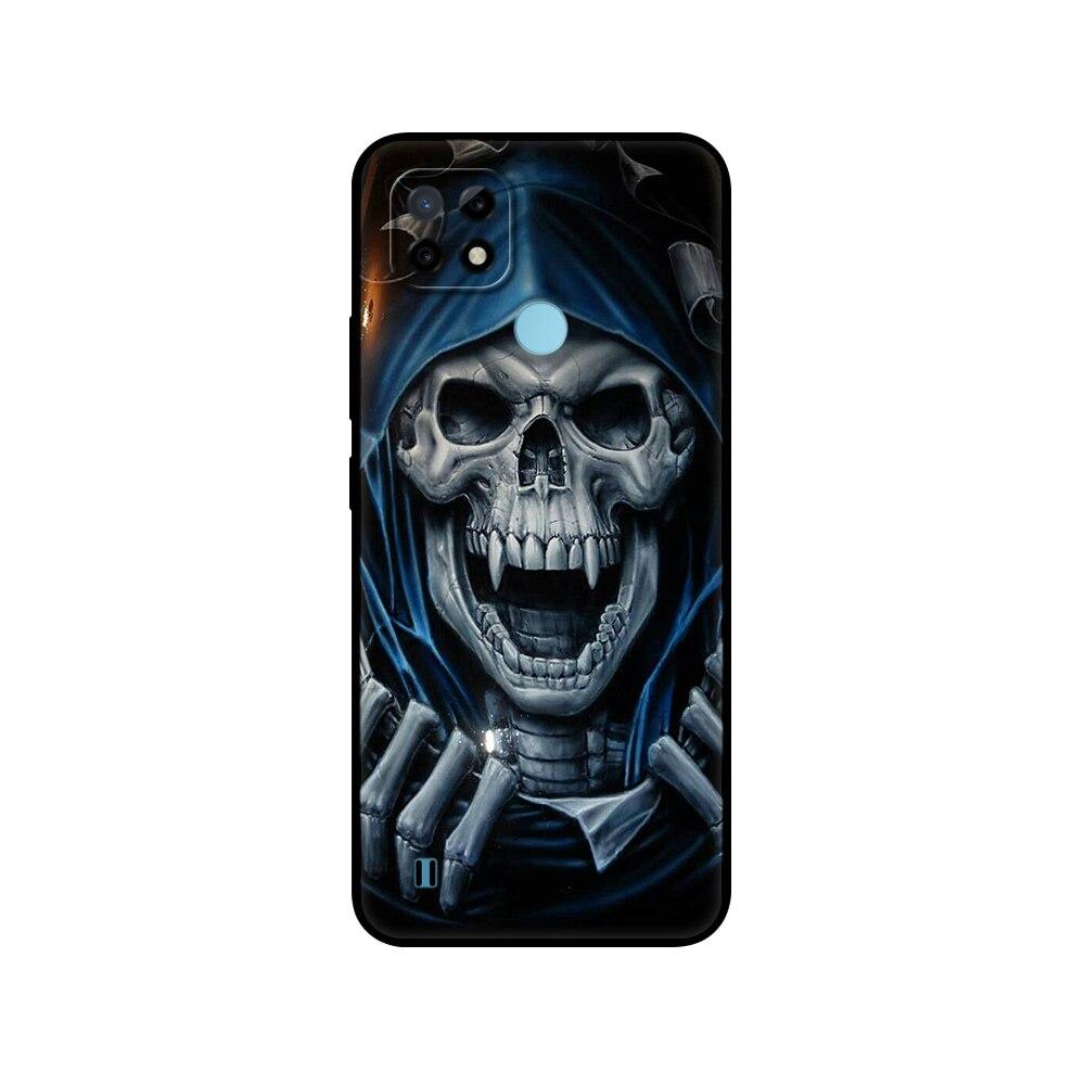 Силиконовый чехол для Realme C21 для OPPO RealmeC21 C 21, чехлы для телефонов 6,5 дюйма; Funda RMX3201 Bumper Capa Etui Мягкий черный чехол из ТПУ