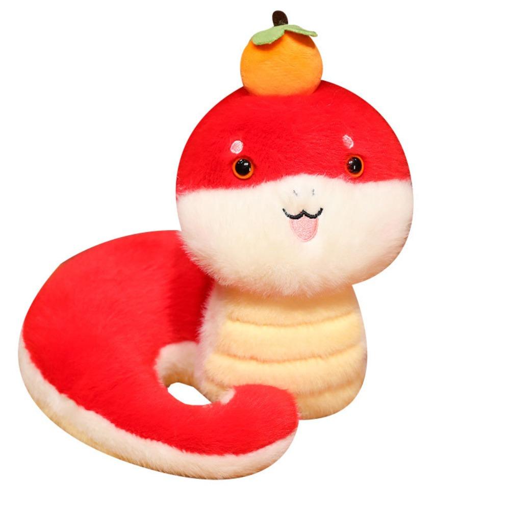 Stuffed Animal Snake Year Mascot Toy 25cm Lucky Snake Doll Plushies  Home Decor