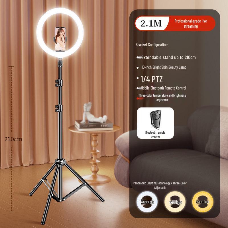 Desktop Fill Light for Streamers and Beauty Photography - Ideal for Indoor Selfies and Live Broadcasts