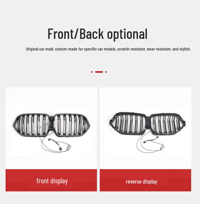 Illuminated Grille and Air Intake Bumper for BMW X6 G06 (2020-2022)