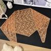 Women Lace Triangle Scarf Sweet Girls Sunscreen Scarf Spring Summer French Beach Style Hair Tie Vintage Female Lady Muslim Hijab