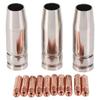 Durable MB15AK Torch Nozzles Contact Tips Electric Conducting Tip Welding Mouth  Welding Supplies