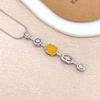 Necklace Explosive Court Style Color Contrasting Zircon Necklace Accessories Women's Turkish Tassel Chain Fashion Versatile