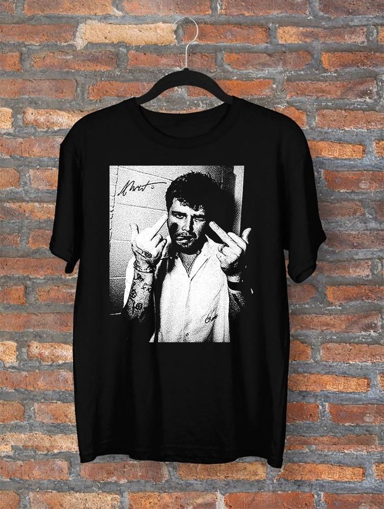 Alex Warren Face Middle Finger Signature T Shirt All Size S-5Xl DS97