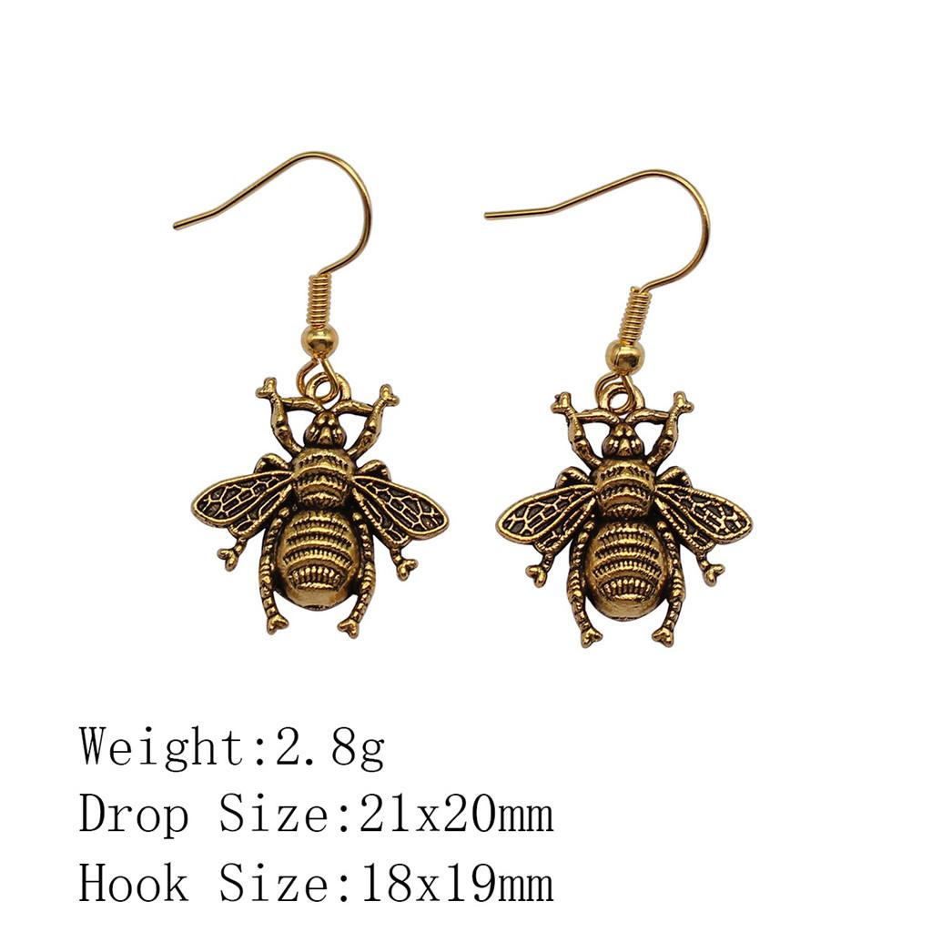 Подарки для женщин Серьги-клипсы в виде пчелиных сот, серьги-подвески и висячие серьги, женская одежда, милые серьги