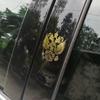 Наклейка Герб России Никелированный Металл Автомобильная Наклейка Орел Аксессуары для Автомобиля Русская Наклейка Никелированный Эмблема Металлическая Наклейка Feder U4Z0