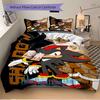 3pcs bedding set Shadow Sonic Includes 1 Comforter + 2 Pillowcases, Without Pillow Inserts, Soft Comfortable, Lightweight Breathable, Printe