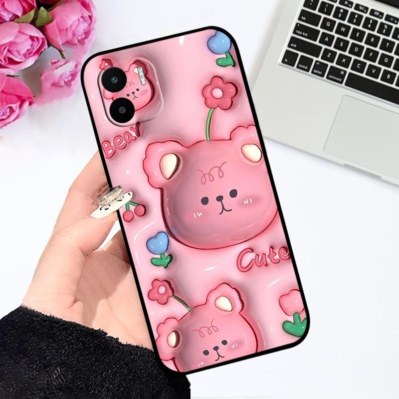 For Redmi A1 A2 Case Cute Color Printing Soft TPU Silicone Phone Cover For Redmi A2 Plus A1+ A2+ Shockproof Coque Bumper Covers