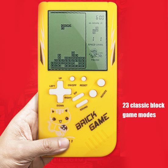 Игровая машина 3,5-дюймовый экран 23 игровых режима Винтажная Простое управление Четкий дисплей Кирпичная игра Детская игровая консоль Игрушка Игровой аксессуар