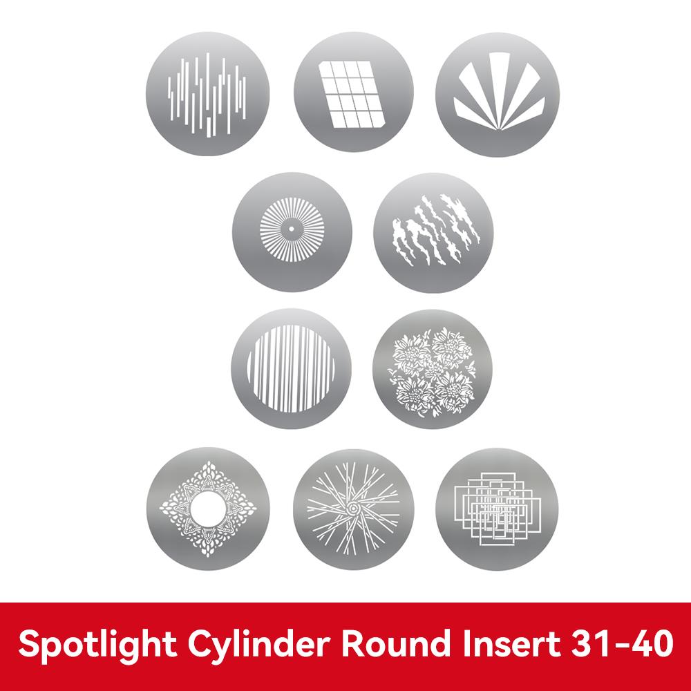 10 шт. графических карт SOONPHO OT1 для оптического конденсатора снот для проекции фона, графическая DIY шторка для фото для светодиодных вспышек Godox