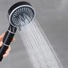 Dual Side Shower Head Silicone Gel Massage 6 Gear Switchable One Key Stop Water Bathroom Shower Nozzle Sprayer