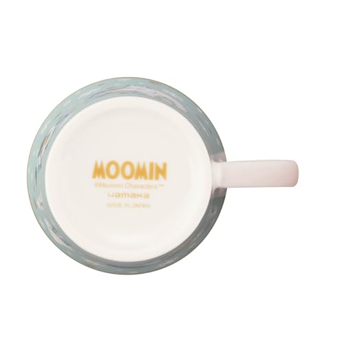 Кружка Yamaka Shoten MOOMIN Snowy Way Home, 300 мл, Диаметр: приблизительно. 9x9см, Синий, Подарок Муми-тролли для женщин, Подарок на день рождения, Посуда, MM12001-11