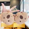 Cute Capybara Plush Coin Purse Guinea Pig Keychain Mini Wallet Coin Purse Headphone Storage Bag Key Bag Backpack Pendant