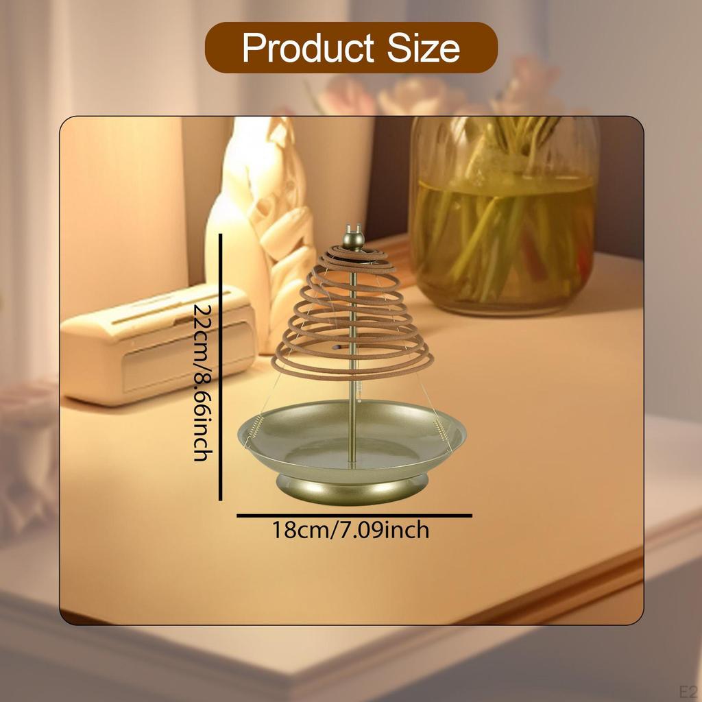 Incense Burner Ash Catcher Traditional Multipurpose Upgrade Holder Stand for Meditation Home