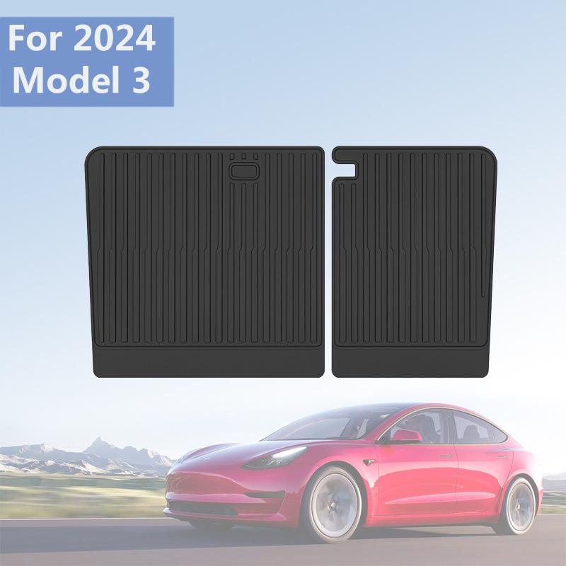 Для нового Tesla Model 3 Highland 2025 TPE коврики для пола водонепроницаемый багажный коврик износостойкие накладки на ноги коврики для багажника аксессуары