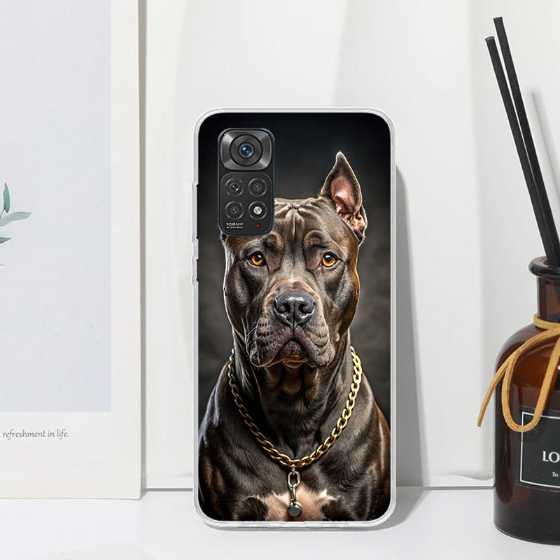 Pit Bull Pet Dog Pitbull Phone Case For Xiaomi Redmi Note 15 13 14S 14 Pro Plus 12S 11S 10S 12 11E 10 11T Art Fundas Back Cover