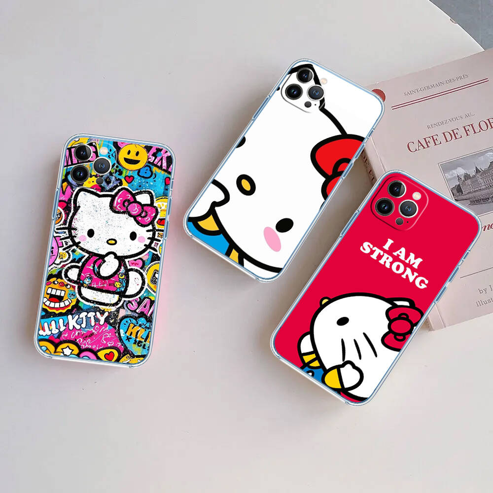 Милый чехол для телефона Hello Kitty для Motorola G14 G15 G24 G30 G31 G32 G34 G41 G42 G51 G52 G50 G60S G60 G62 G72 G71 G73 G84 G85 G200 E32