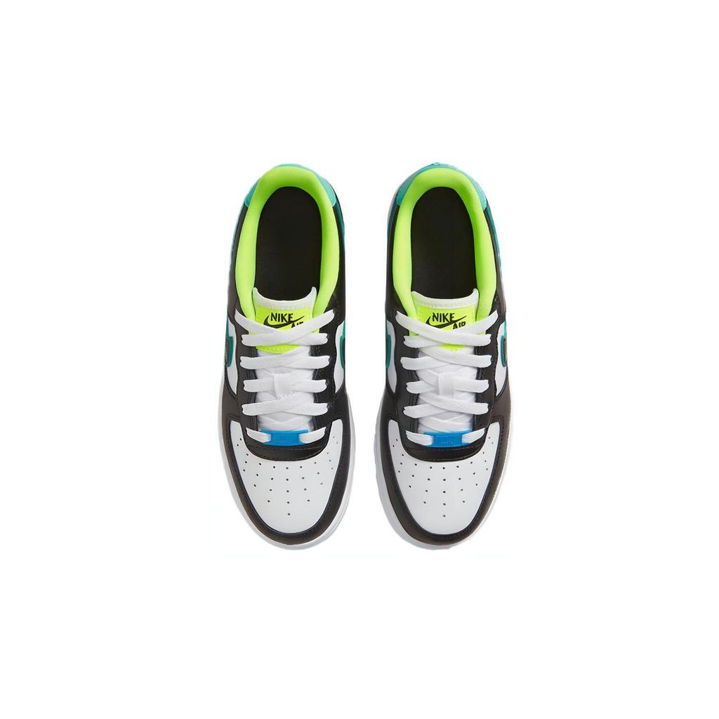 Nike Кроссовки Air Force 1 LV8 GS Graffiti для детей Белый Лазерно-синий Вольт DX3349-100