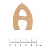 MDF Wood Alphabet Adhesive 5 Cm Letter A