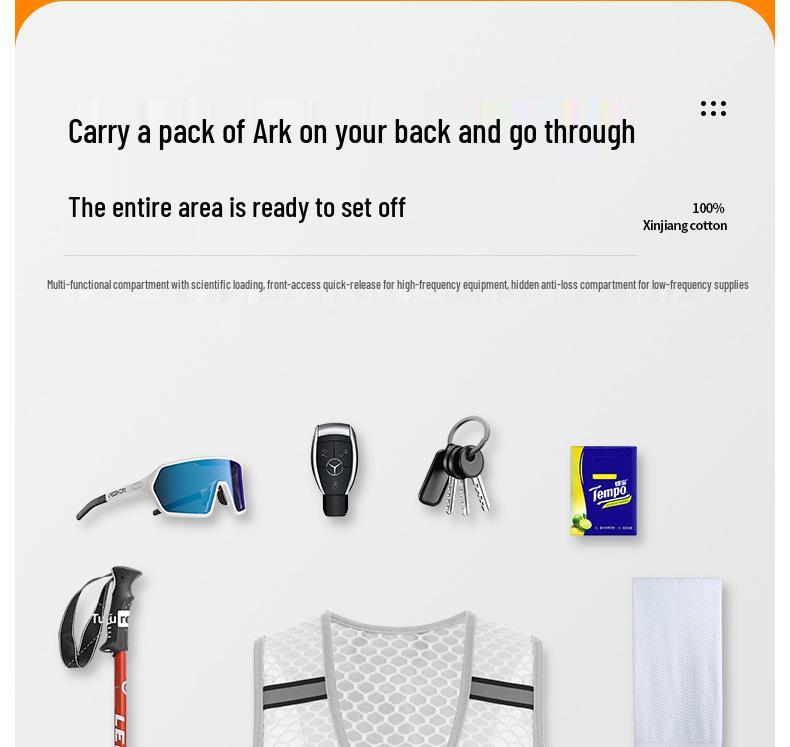 Унисекс Жилет для Бега по пересеченной местности и Пешего Туризма с Держателем для Бутылки Воды – Портативное Снаряжение для Активного Отдыха