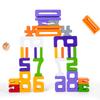 Wooden Digital Building Blocks Game Children's Basic Digital Cognitive Toys