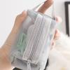 1Pc Travel Mesh Cosmetic Bag Zipper Makeup Bag For Women Wash Toiletry Bag Makeup Organizer Portable Storage Pouch