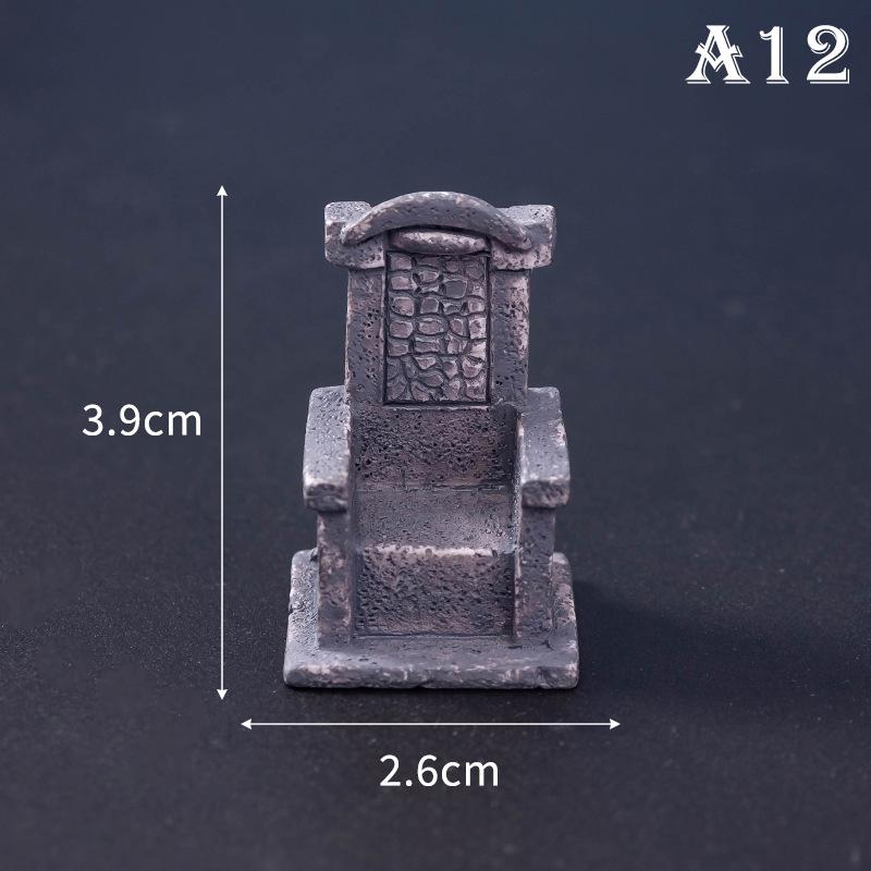 Cute Halloween Micro Landscape Miniature Figurines Resin Craft Mini Fairy Garden Ornaments Cute Pumpkin Ghost Decoration