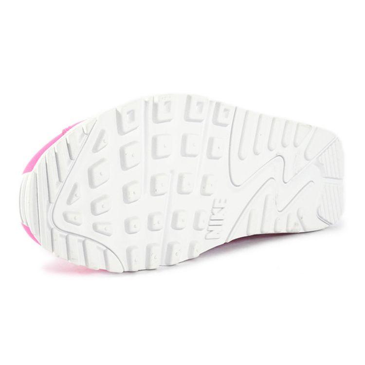 Nike Air Max 90 Ltr Ретро Амортизация Нескользящие Прочные Низкие Кроссовки для Бега Детские кроссовки Флуоресцентно-Розовый 724852-600