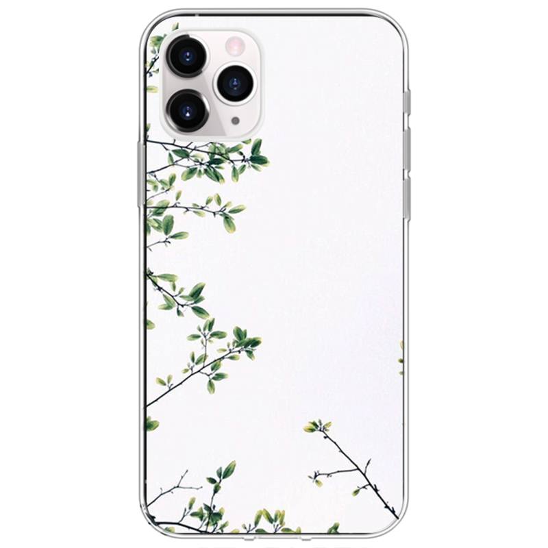 Акварельные растения с цветами Чехол для телефона Для iPhone 12 11Pro XS MAX XR 7 8 6 Plus 5 5S SE 12 mini SE2