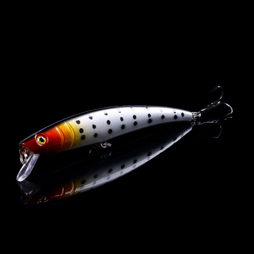 1PCS Minnow Fishing Lure Bass Crankbait Baits Fishing Tackle 11.2CM/11.5G