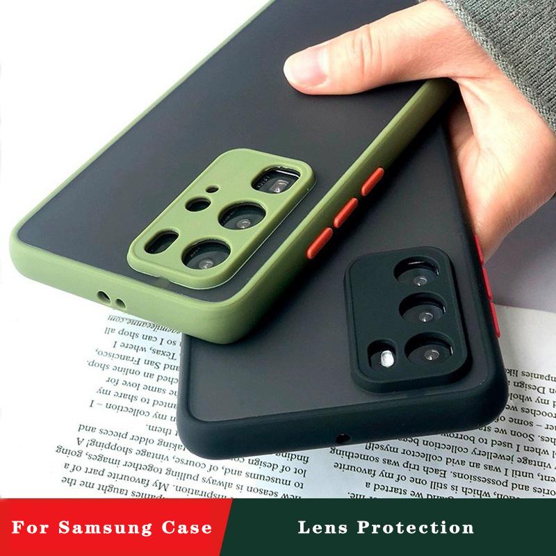 Shockproof Armor Matte Cover For Samsung Galaxy A52 A72 A71 A51 A50 A12 A32 A42 A31 A50S A30S A21S 4G 5G Phone Cases