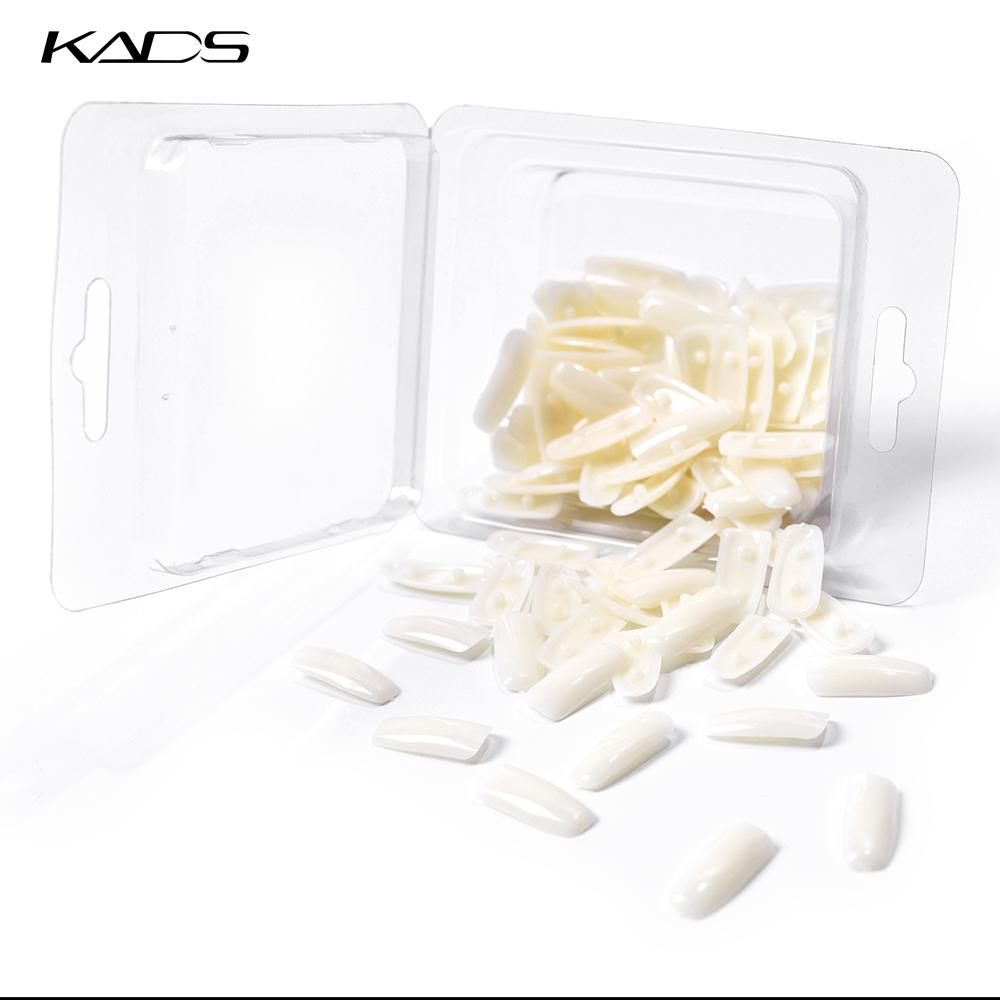 kads 100PCS Plastic Nail Tips for Practice Use Practice Display Training Nail Art False Tips Display Training Tool