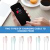 Сверхбыстрый зарядный кабель Линия передачи данных 120 Вт Шнур питания Штекер USB на штекер Micro USB/USB C Соединительный провод 100 см