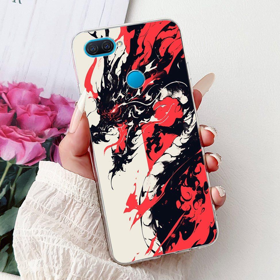 Clear For Oppo A12 CPH2077 CPH2083 Cover For Oppo A12 Case Luxury Butterfly Love Fashion Flowers Cool Lion Cute Painted
