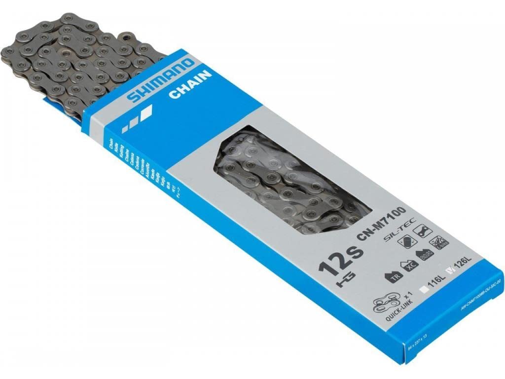 SHIMANO Chain 138L 12s Quick Link Included ICNM7100138Q (12 Speed) CN-M7100