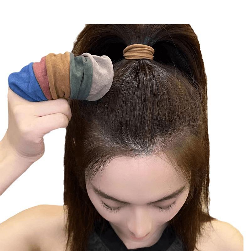Extra Soft Elastic Hair Ties & Seamless Headbands: Multicolor 2024 Rubber Bands for Women