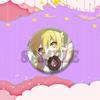 Cartoon Monogatari Series Badge Anime Hitagi  Koyomi Araragi Lapel Pins Round Brooches for Bag Clothes Hat Decor Jewelry Gifts