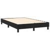 Box Spring Bed Frame Black 120 x 200 cm Velvet