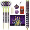 TARGET Darts Luke Littler World Champion 2025 Edition SP Steel Tip Darts | 90% Tungsten K-Flex Steel Tip Dart Set, 23G | K-Flex No. 6 Shape