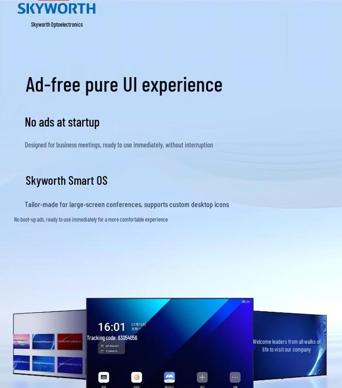 Skyworth 85-inch 4K Smart Interactive Conference Flat Panel (CN version)