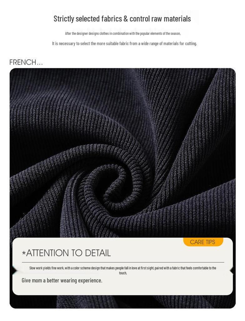 Осенний повседневный комплект-двойка для женщин среднего возраста - Модная спортивная одежда больших размеров