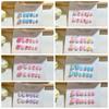 Flower Kids Cartoon Fake Nails Bears Cartoon Nail Accessories Children False Nails  Kids Toys