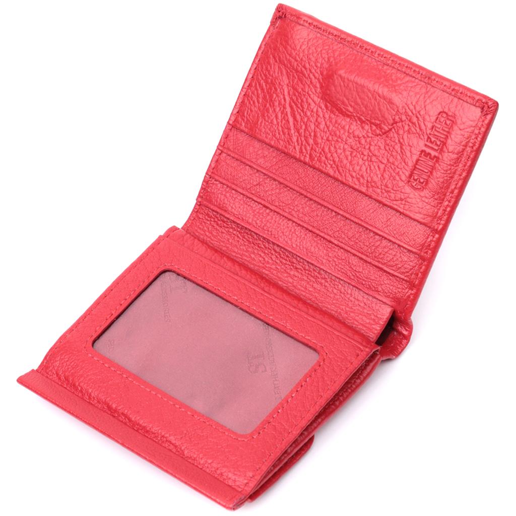 Women's Comfortable Purse Made of Genuine Leather ST Leather 22723 Red